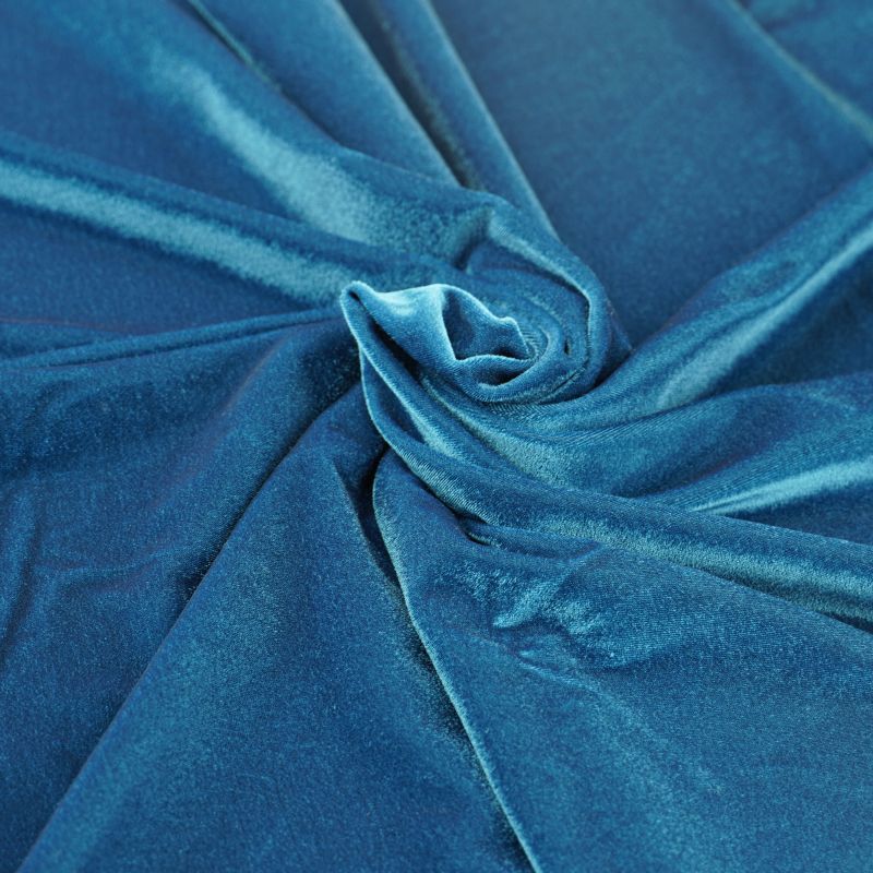 Stretch micro‑velvet Panama brocatto