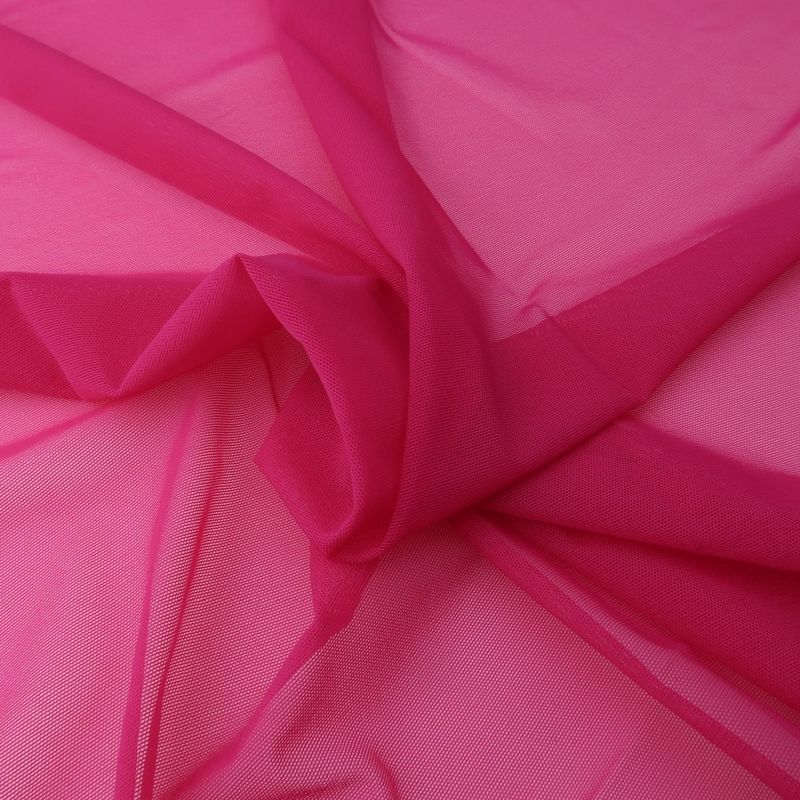 Fuchsia elastic mesh