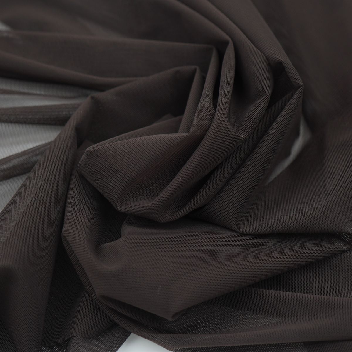 luxury Chocolate Elastic mesh