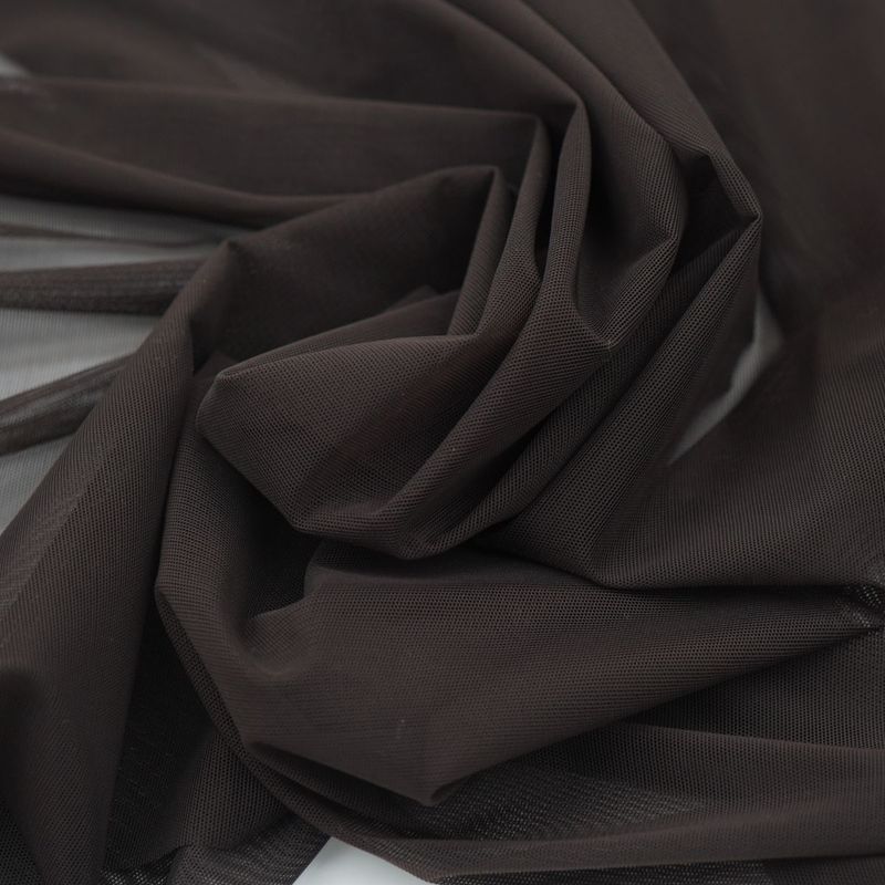 luxury Chocolate Elastic mesh