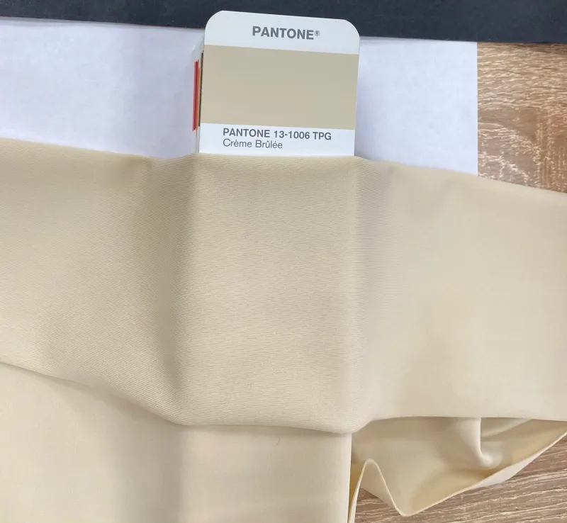 Beige microfiber