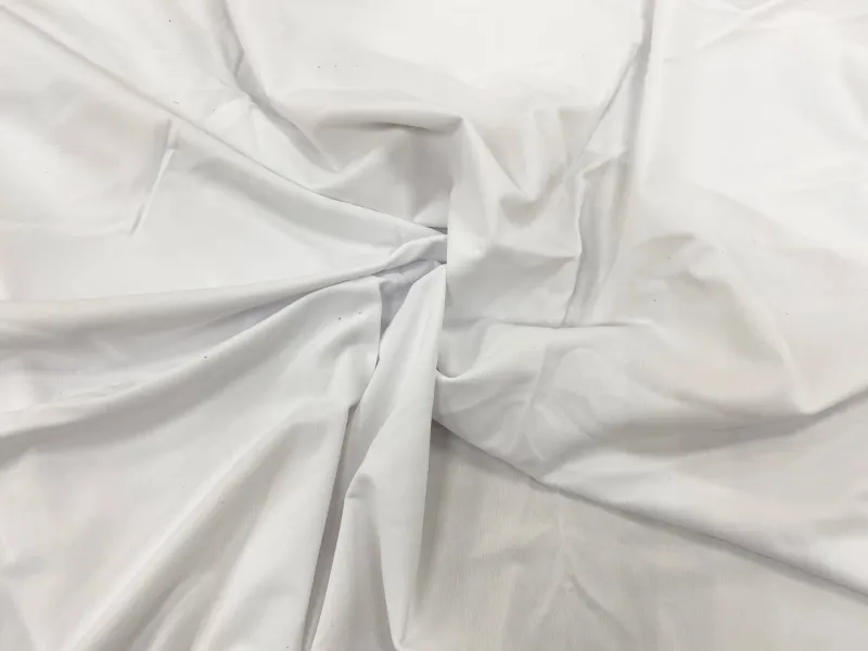 White Microfiber 4 way stretch