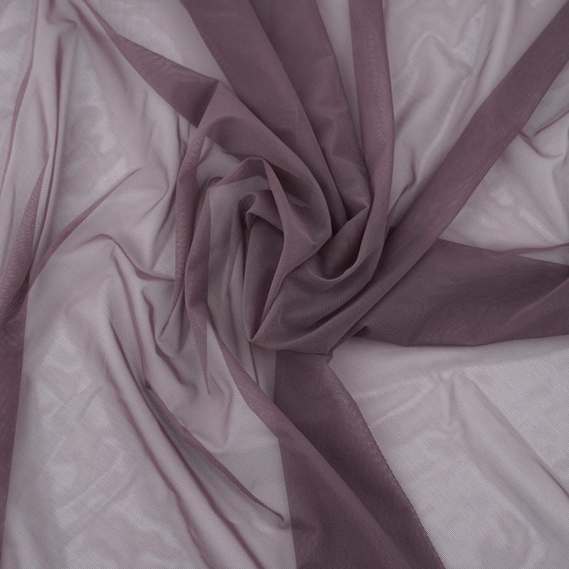 luxury Taupe Elastic mesh