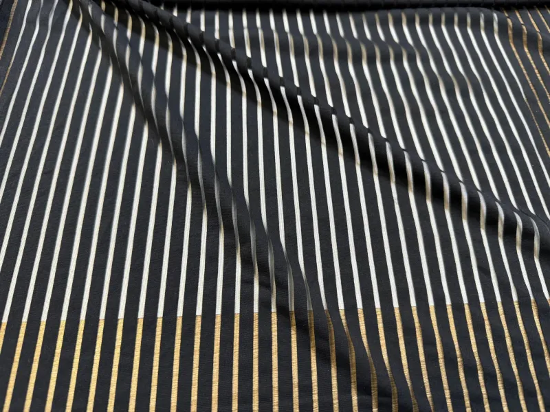 Striped Microfiber 4 way stretch