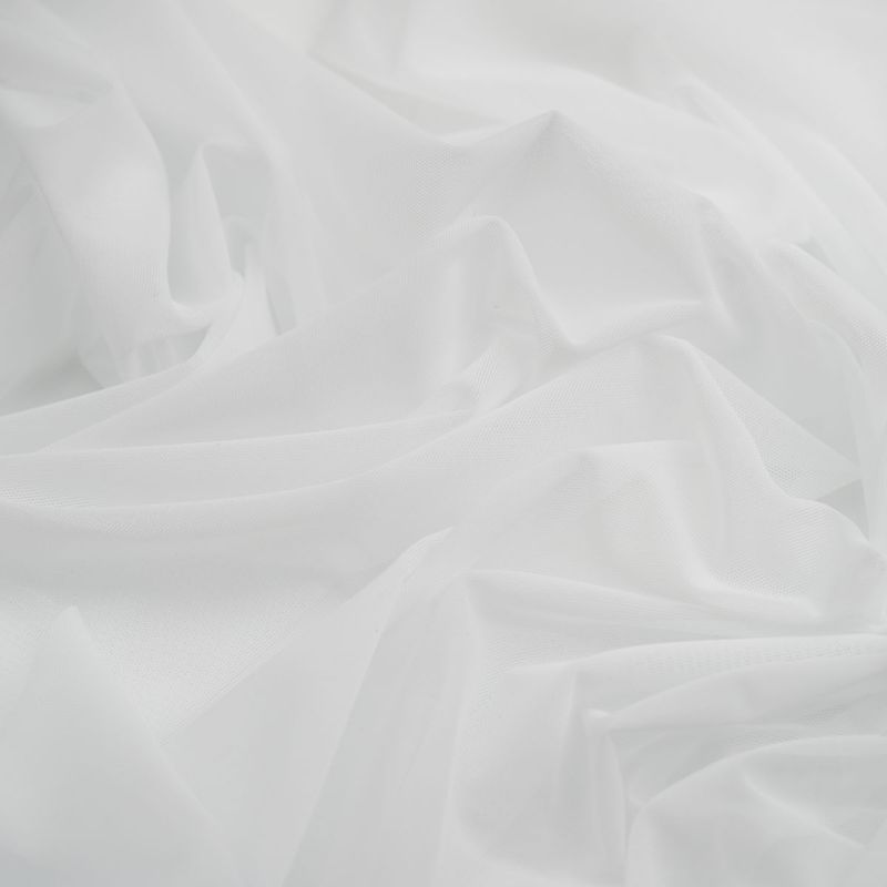 White elastic mesh