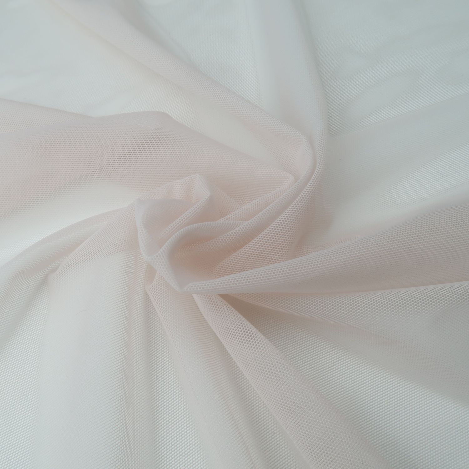 luxury Silver Peony Elastic mesh