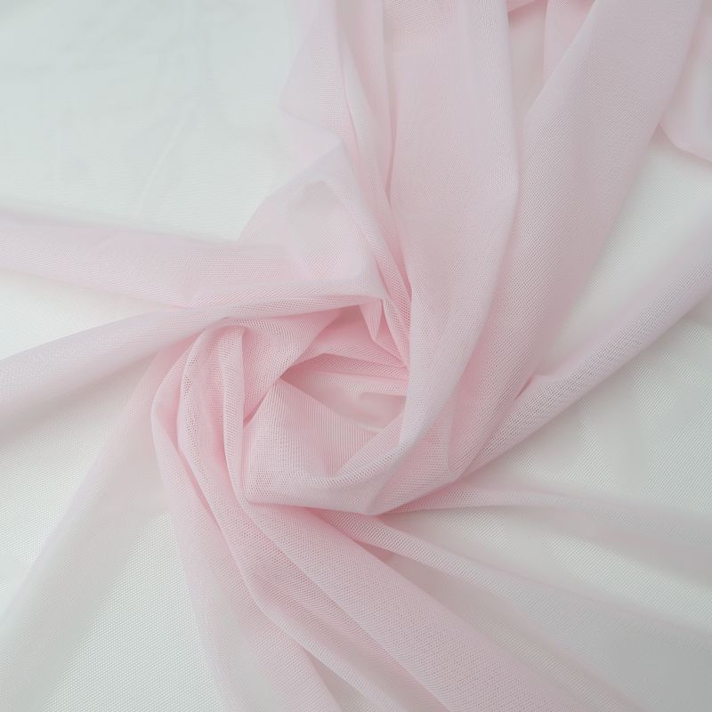 luxury Baby Pink Elastic mesh