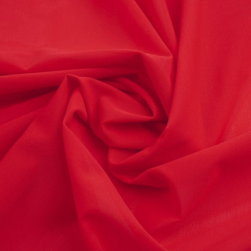 Red Power Mesh 4 way Stretch