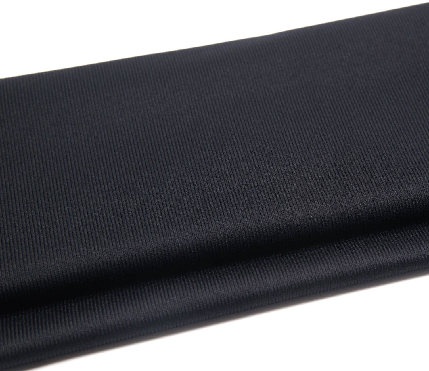 Black Trilobal Lingerie Fabric