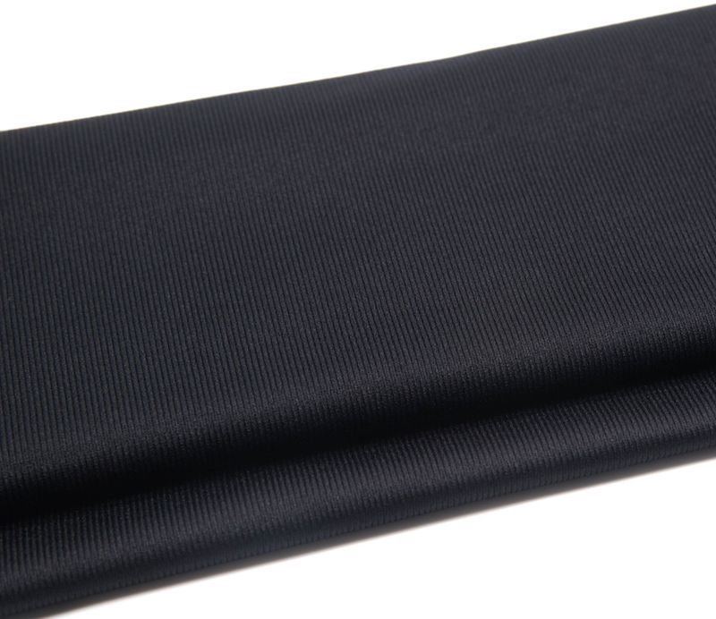 Black Trilobal Lingerie Fabric