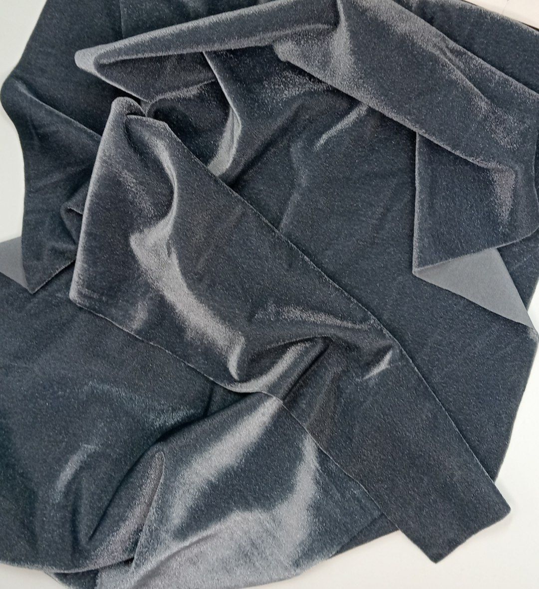 Stretch micro‑velvet