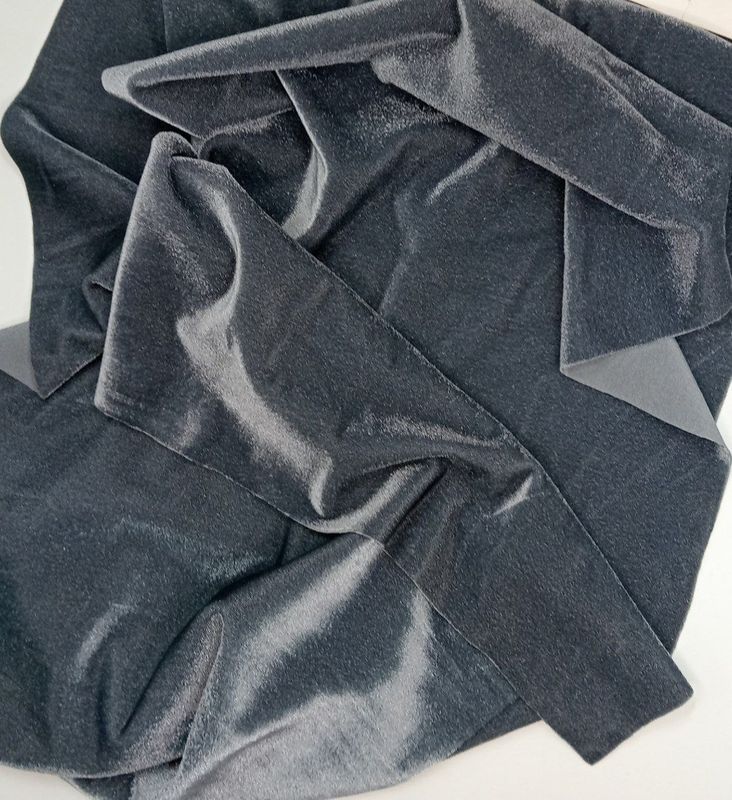 Stretch micro‑velvet