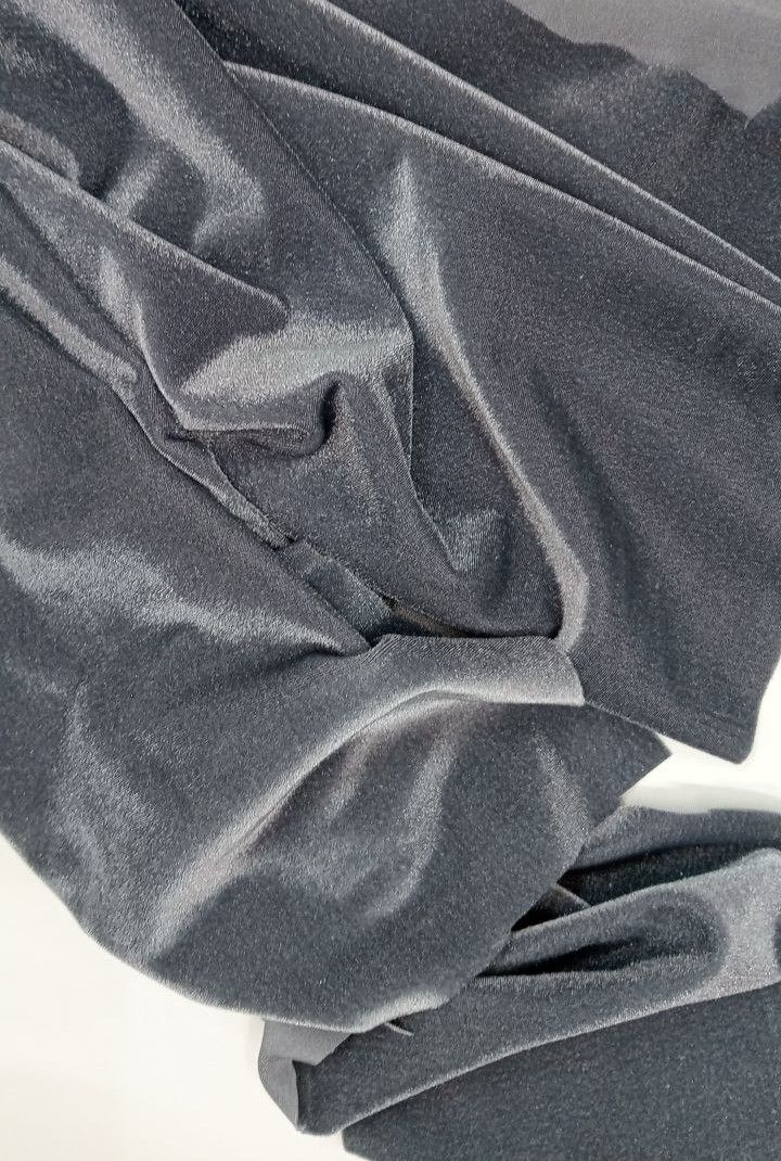 Stretch micro‑velvet