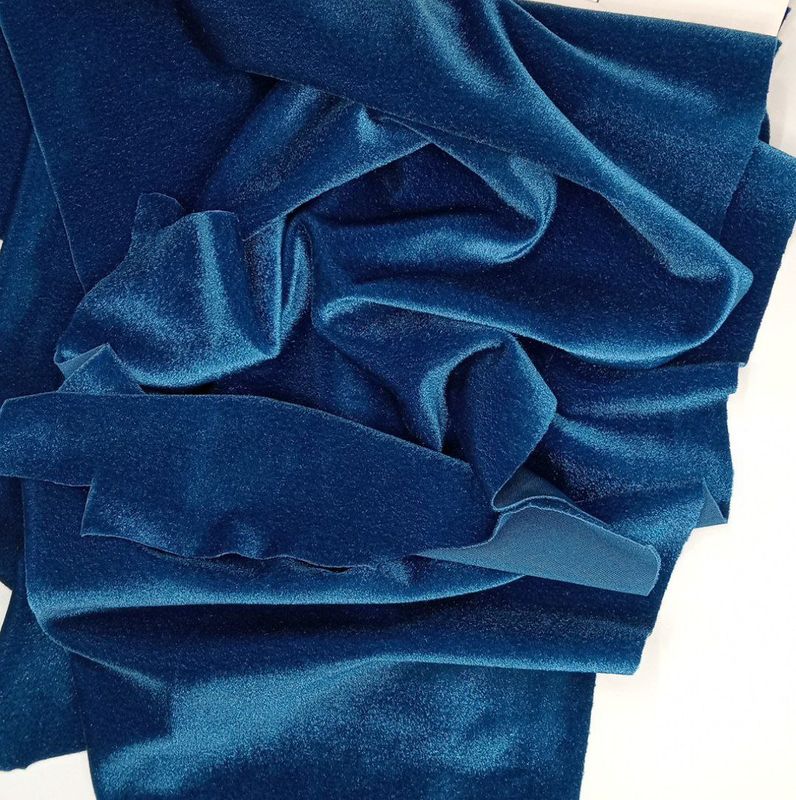 Stretch micro‑velvet