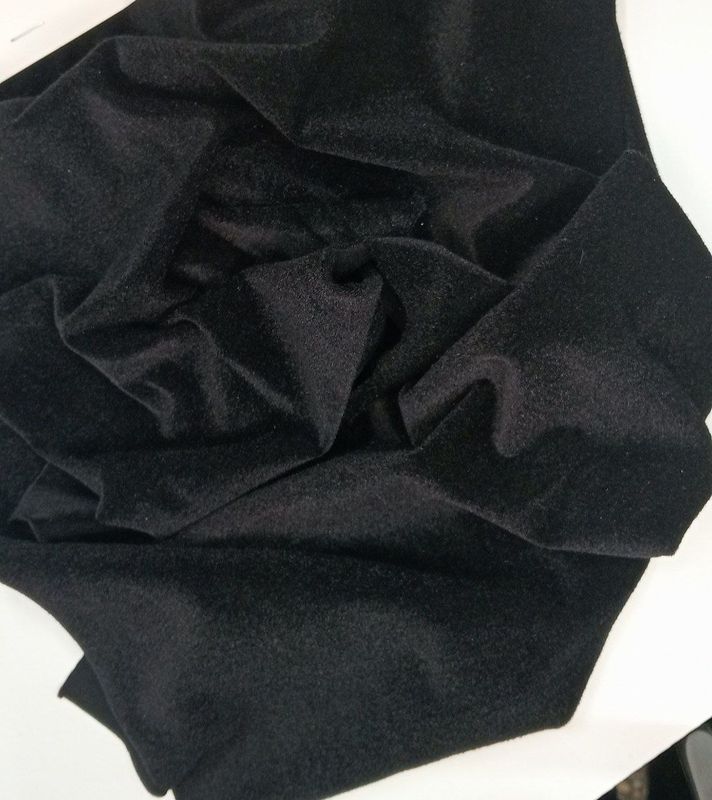 Stretch micro‑velvet