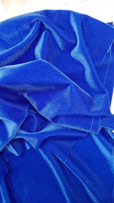 Stretch micro‑velvet