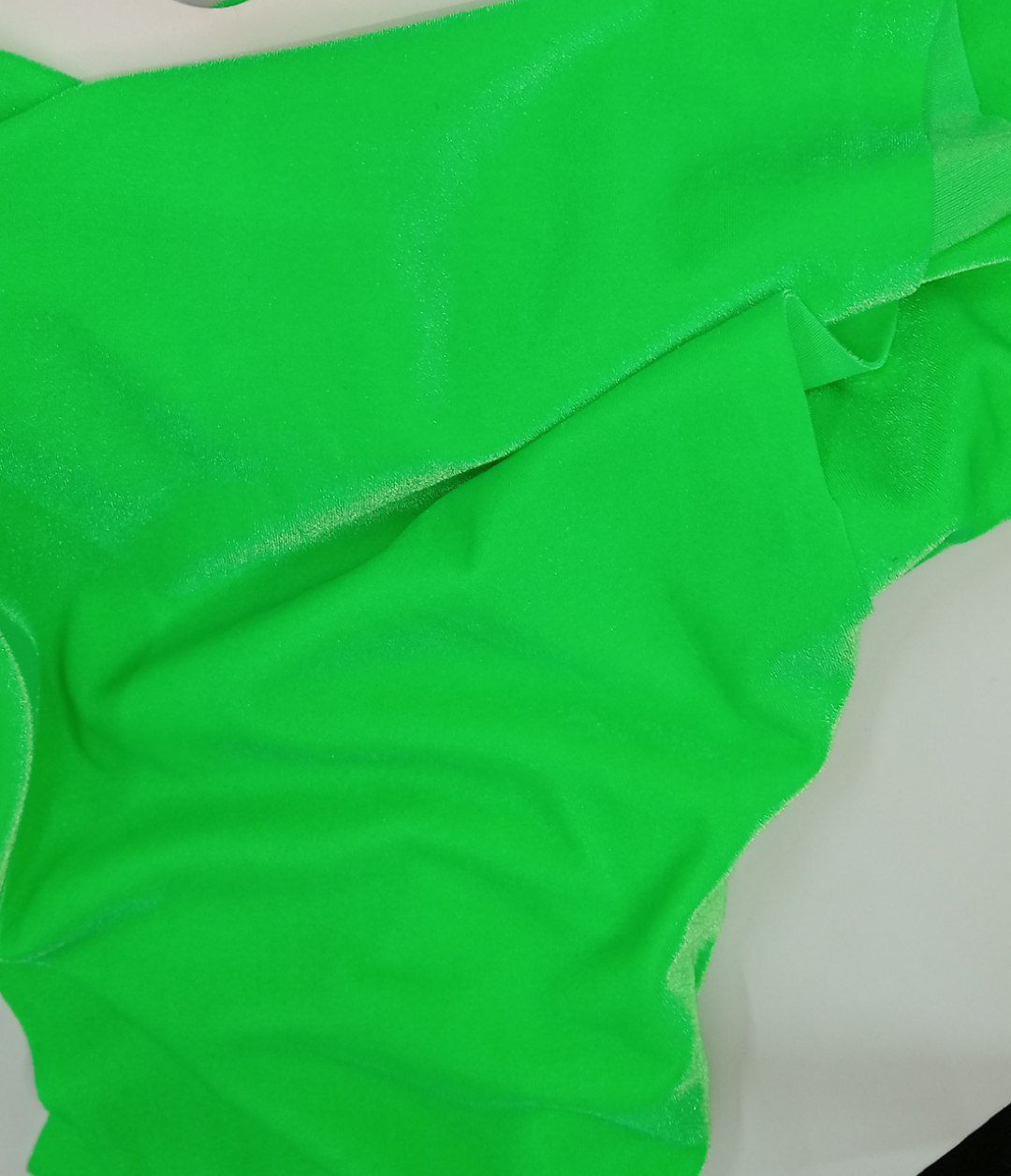 Stretch micro‑velvet