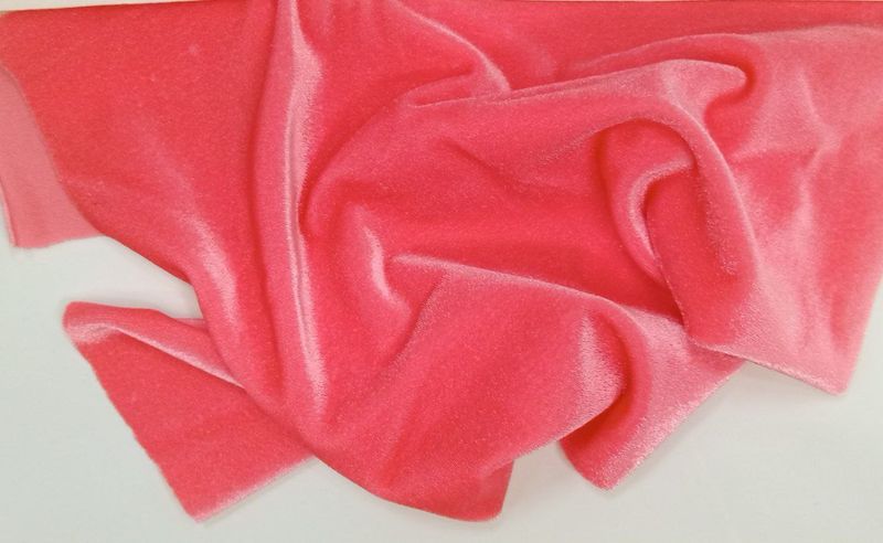 Stretch micro‑velvet