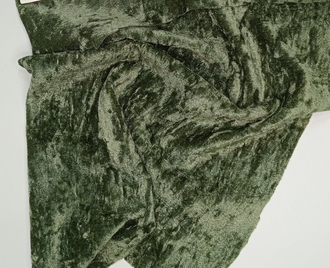 Stretch micro‑velvet