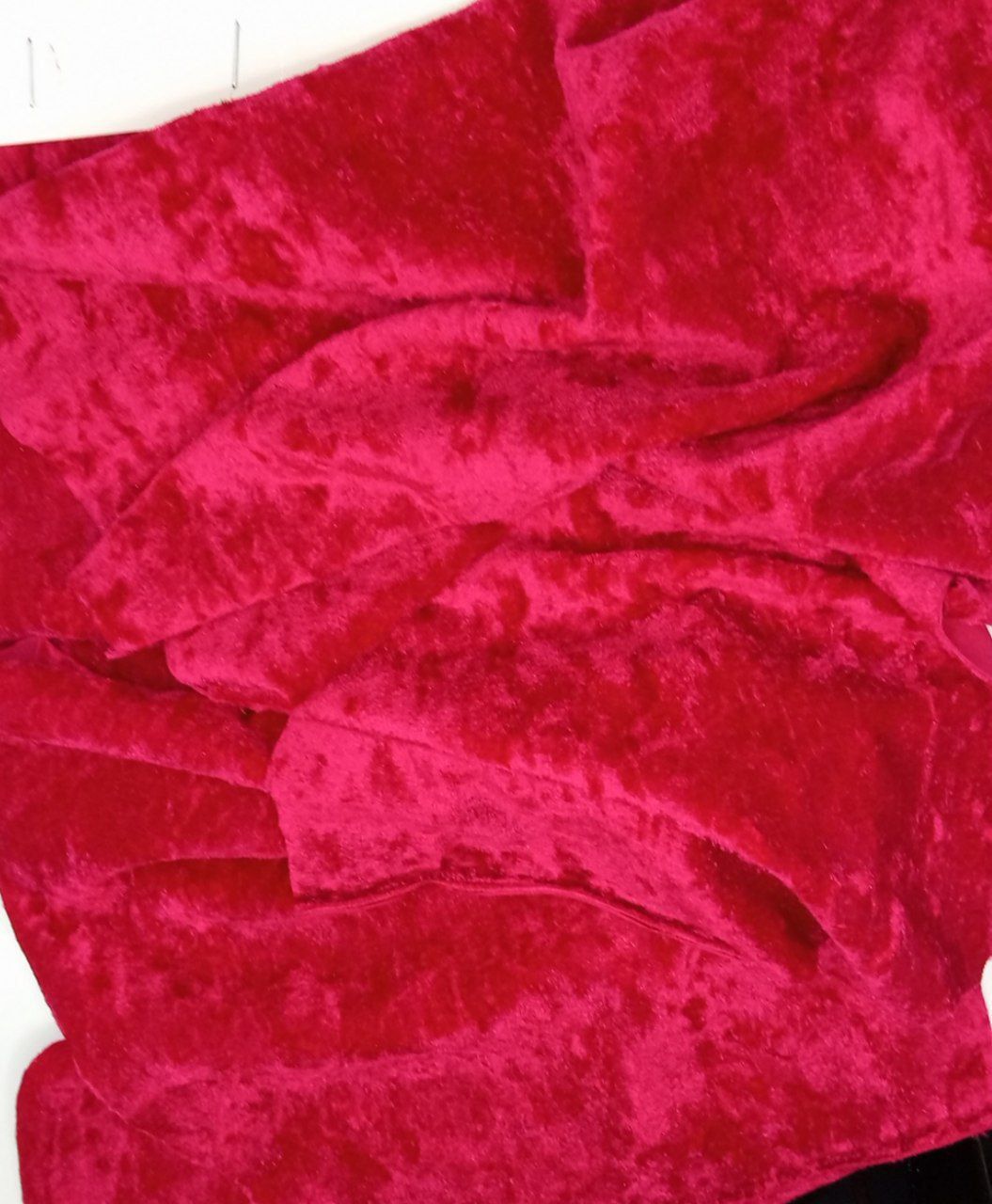 Stretch micro‑velvet