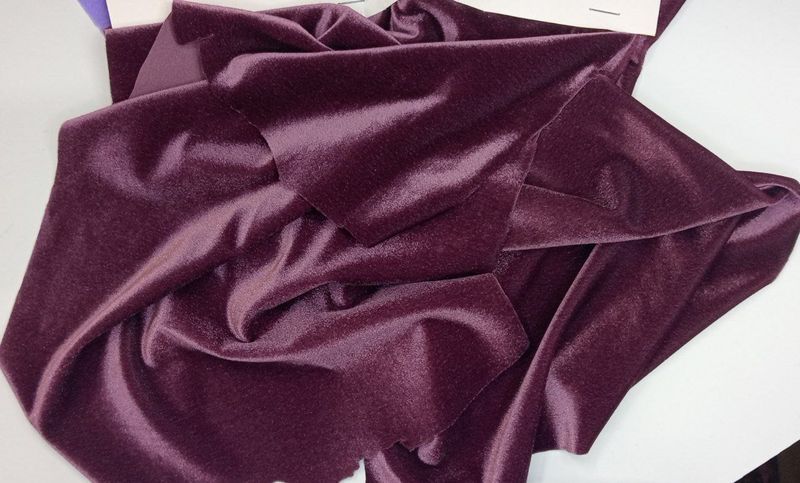 Stretch micro‑velvet