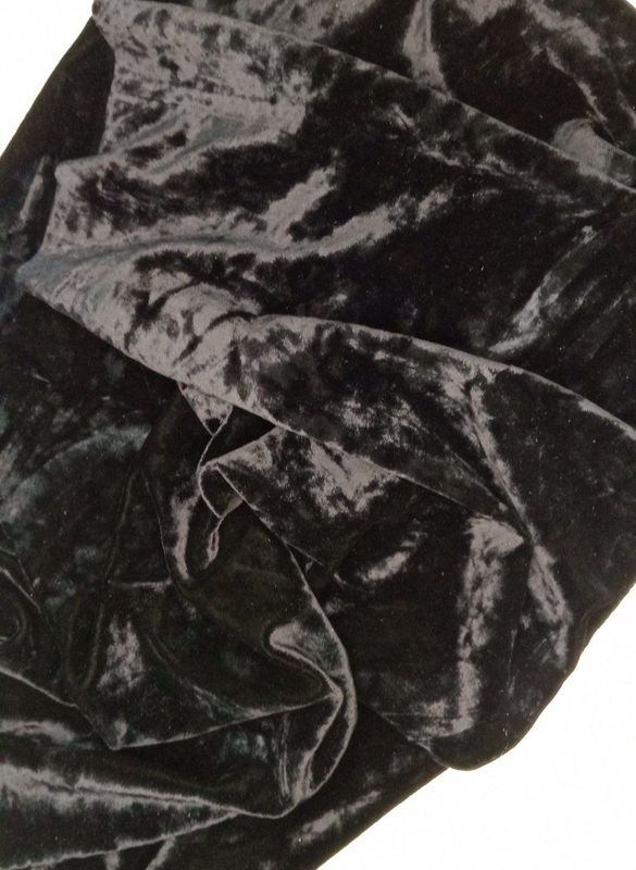 Stretch micro‑velvet