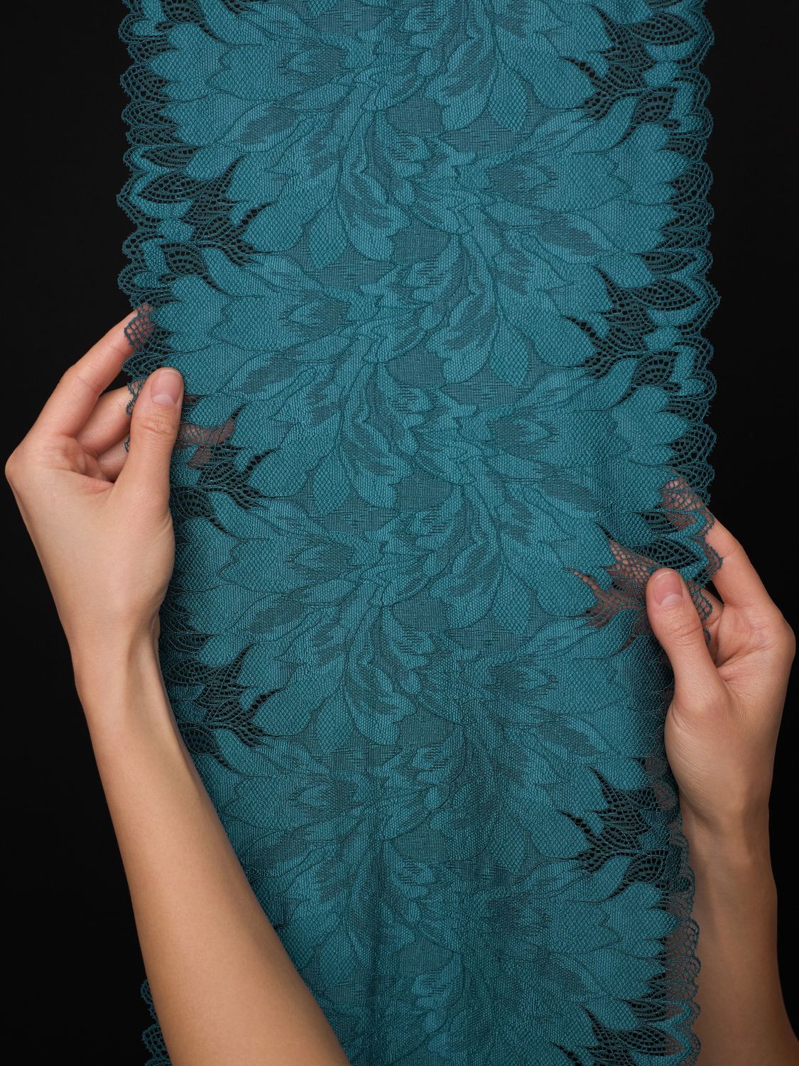 Teal lace