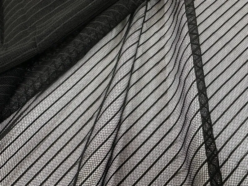 Striped Stretch Mesh 150 cm