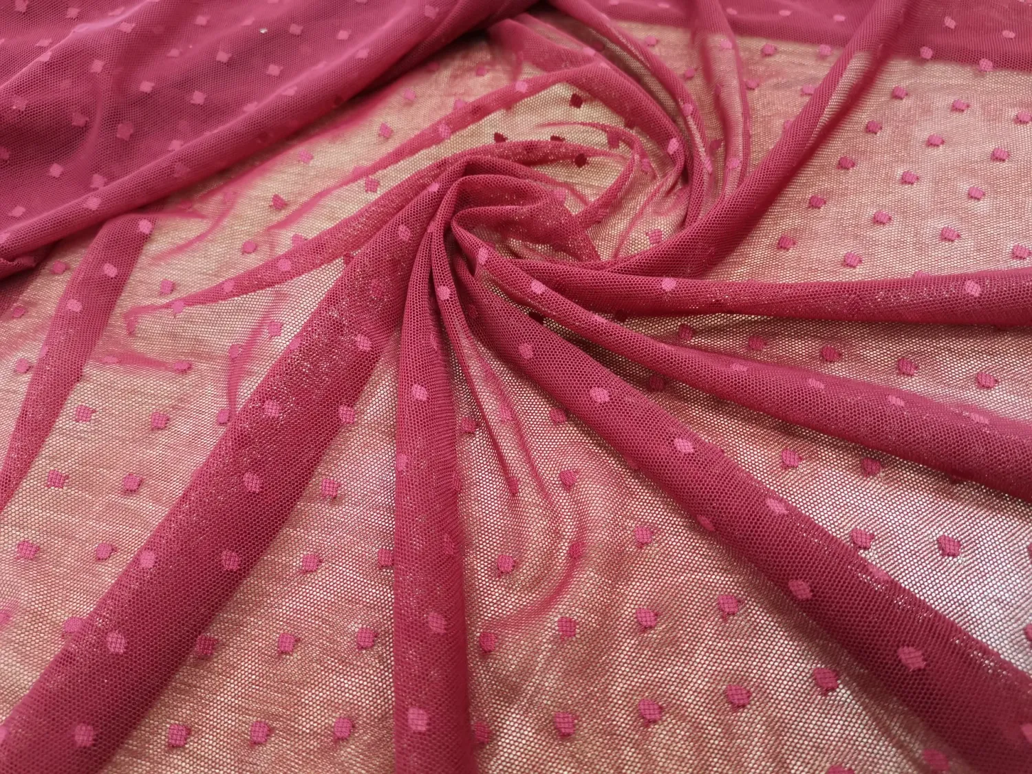5 mm Polka Dot Stretch Mesh