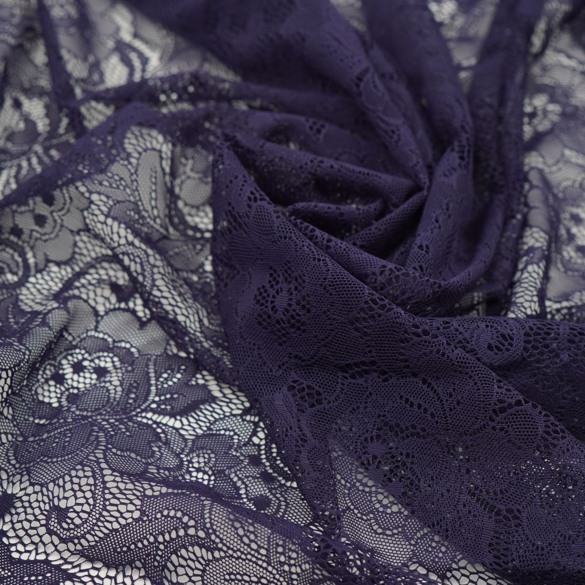 Blue Pattern Stretch Mesh