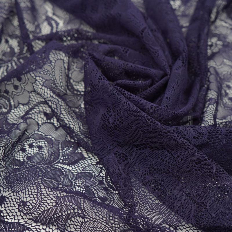 Blue Pattern Stretch Mesh