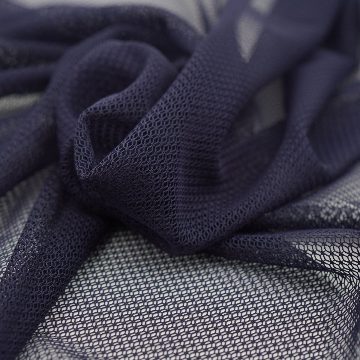 Blue Pattern Stretch Mesh