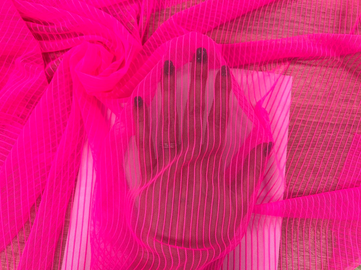 Striped Stretch Mesh 120 cm