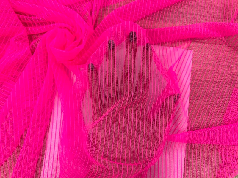 Striped Stretch Mesh 120 cm