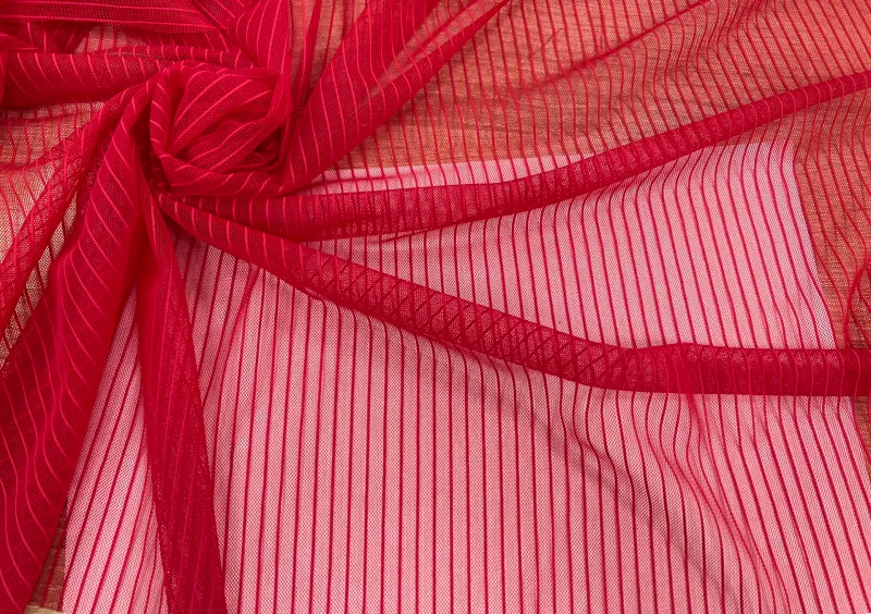 Striped Stretch Mesh 120 cm