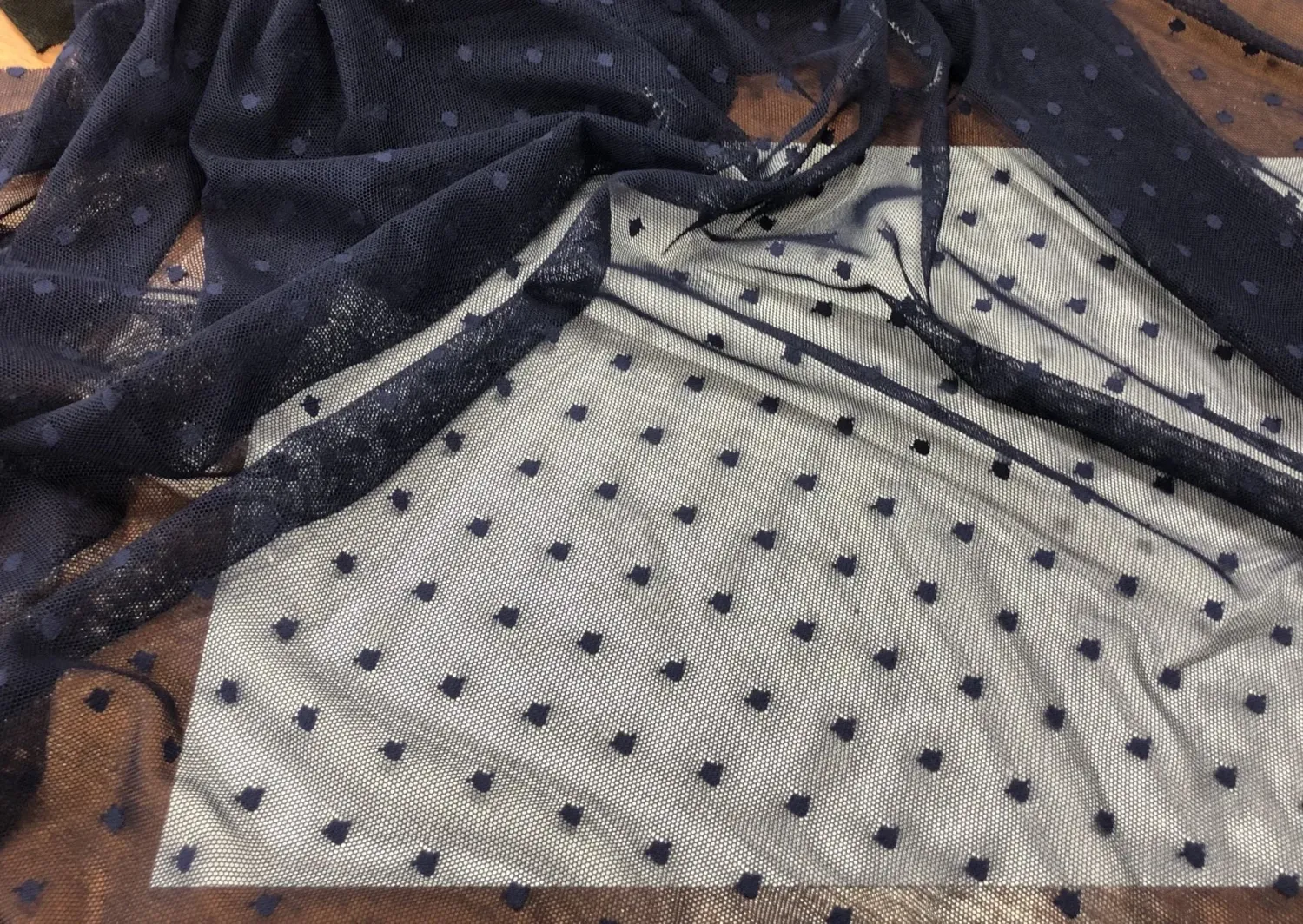 5 mm Polka Dot Stretch Mesh