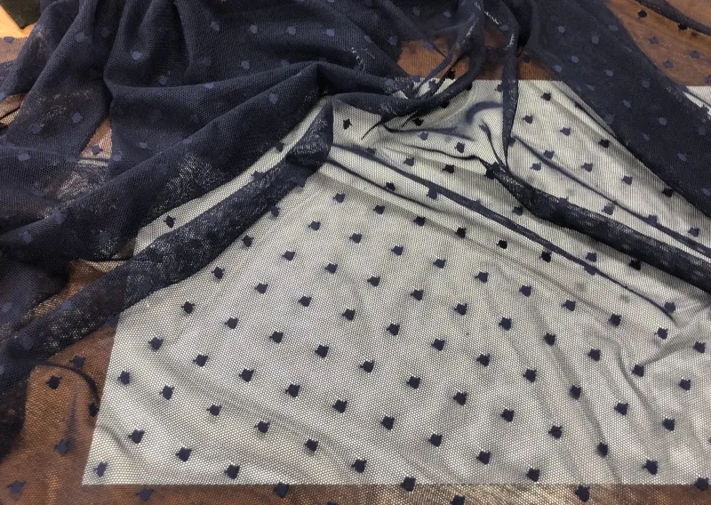 5 mm Polka Dot Stretch Mesh