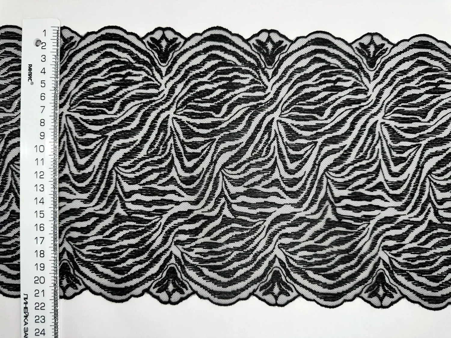 Lace Embroidery on mesh