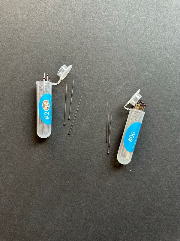 Ultra Fine Sewing Pins 100pcs for Delicate Fabrics 