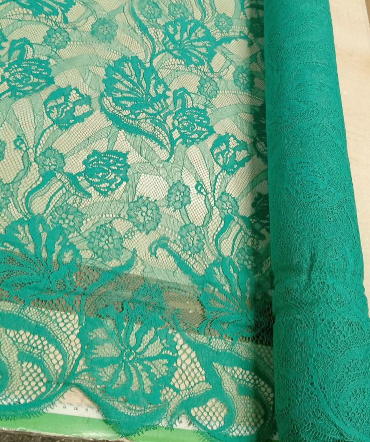 Menthol Non Elastic lace fabric