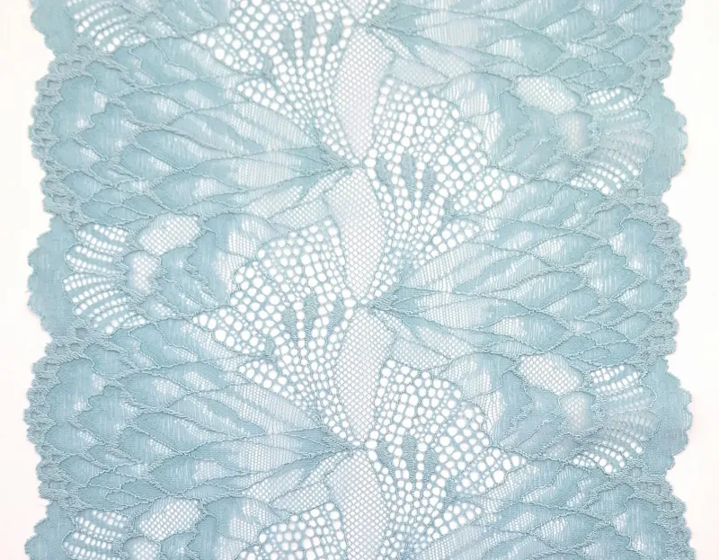 Aqua Blue Stretch lace