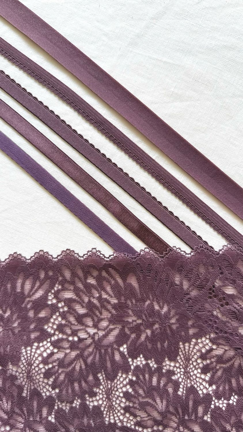 crocus lingerie elastics for bras and panties