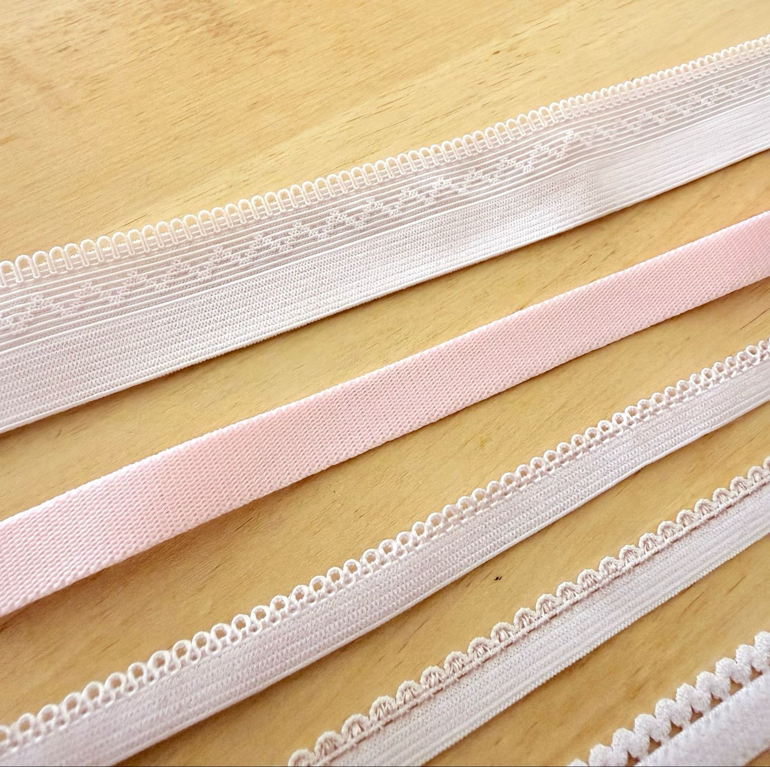Pink Lingerie Elastics 5 meters