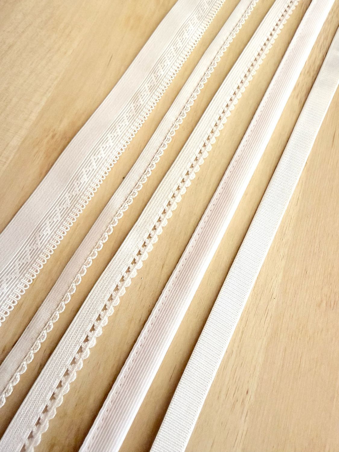 Blush Pink Lingerie Elastics 5 meters