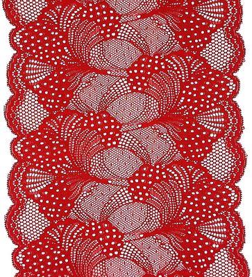 Red Stretch Lace