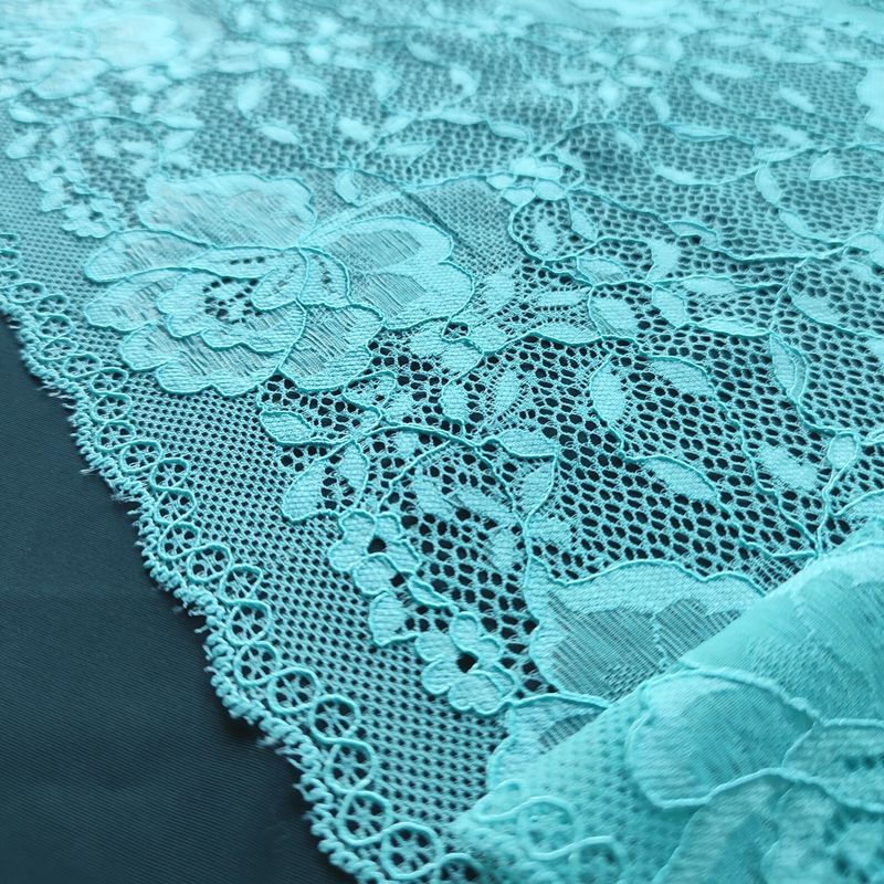 Stretch turquoise Lace
