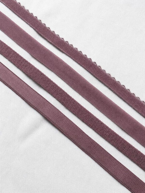 Grape Shake Lingerie Elastics &amp; Underwire Channeling