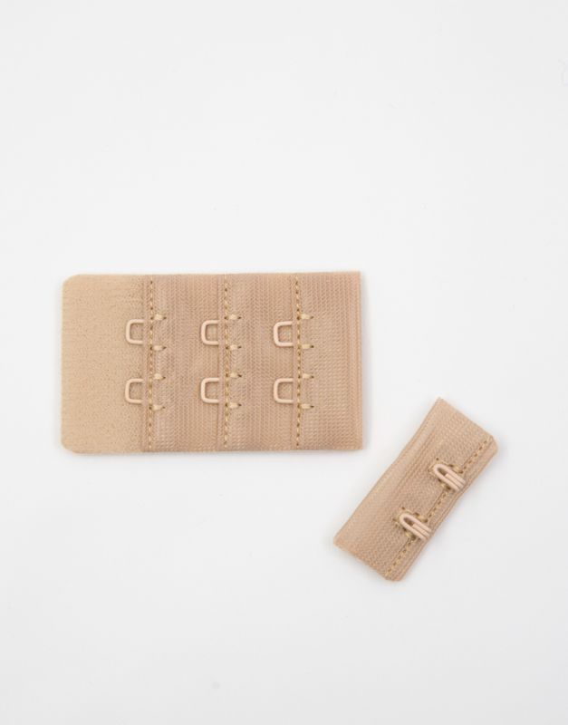ARTA-F Hook &amp; Eye Clasp Coffee with Milk (030), 2 hooks 32*55 mm