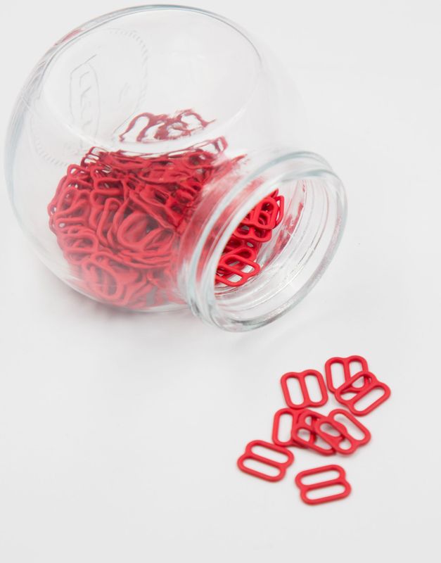 Metal Slider ARTA-F Red (100) 10 mm