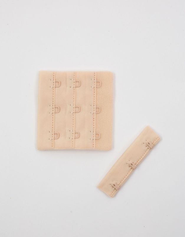 ARTA-F Hook &amp; Eye Clasp Beige (126), 3 hooks 57*55 mm